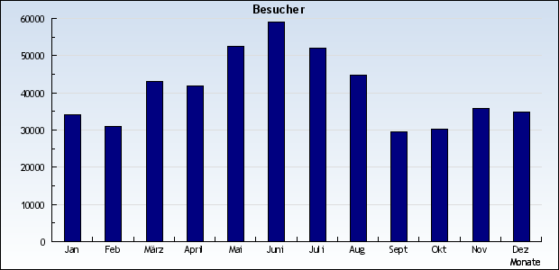 Besucher im Jahr 2008