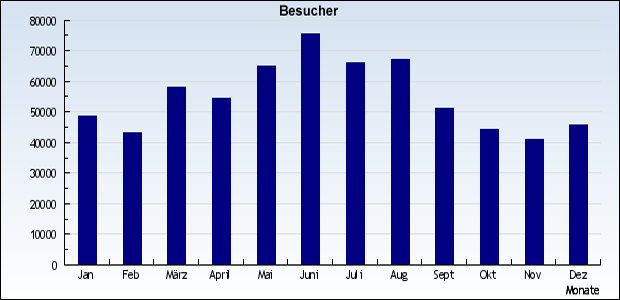 Besucher im Jahr 2011