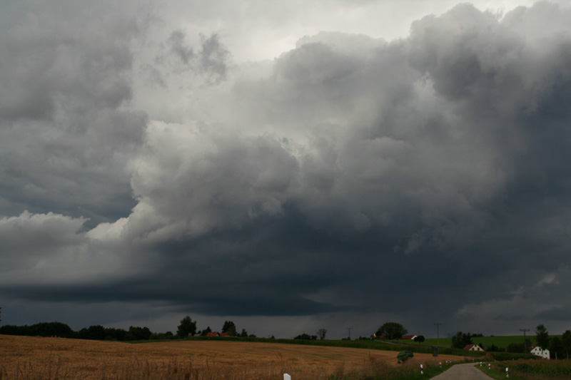 Rotation erkennbar und Wallcloud