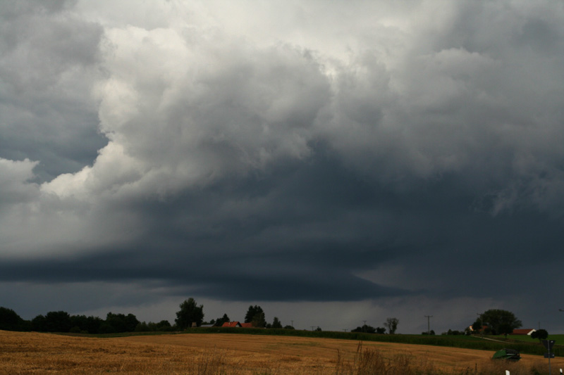 Rotation erkennbar und Wallcloud