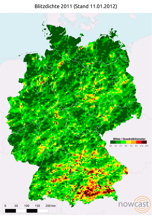 Blitzdichte 2011