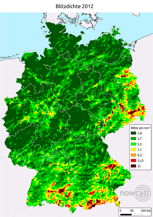 Blitzdichte 2012