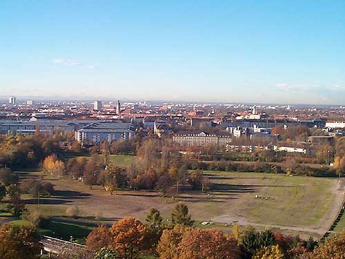 Blick auf den Westen Mnchens