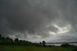 Rasch aufsteigende Wolkenfetzen ber dem See in nordstlicher Richtung