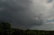 Das sich bildende Gewitter, Blick nach Sdosten vom Mnchner Westpark aus