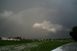 Das Unwetter zieht mit Dauerdonnern und Regenbogen nach Osten ab
