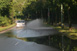 Groe Wasseransammlung am Mnchner Westpark nach dem Gewitter