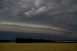 Von Westen herannahende, eindrucksvolle Shelfcloud - Standort bei Sulzemoos