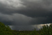 Gewitter bei Mnchen mit zeitweise alles paar Sekunden Donnergrollen, vom Mnchner Westpark in stliche Richtung abziehend