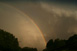 Im weiteren Verlauf ein Regenbogen an der Gewitterrckseite