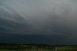 Das Gewitter zieht zur Abenddmmerung langsam nher