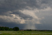 Weitere Gewitterzelle mit Hagel, bei Aying im Mnchner Sdosten