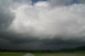 Zwischen Ammersee und Starnberger See nhert sich ein Kaltluft-Gewitter