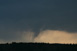 Dunkle Wolkenbasis mit Fallstreifen