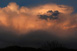 Panoramabild der Gewitterwolke