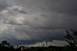 Turbulente Wolkenbasis an einer weiteren, nach Osten abziehenden Gewitterzelle