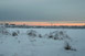 Nach dem nchtlichen Schneefall 15 cm Neuschnee am sdwestlichen Stadtrand Mnchen