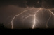 Blitzbilder, aufgenommen stlich von Mnchen. Copyright Damian Warmula.