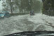 Komplett geflutete Straßen in Schliersee