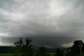 Superzelle mit rundlichem Aufwindteller und Wallcloud