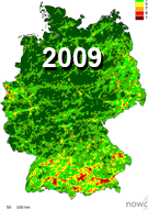 Blitzdichtekarte 2009