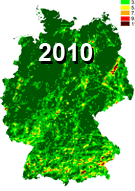 Blitzdichtekarte 2010